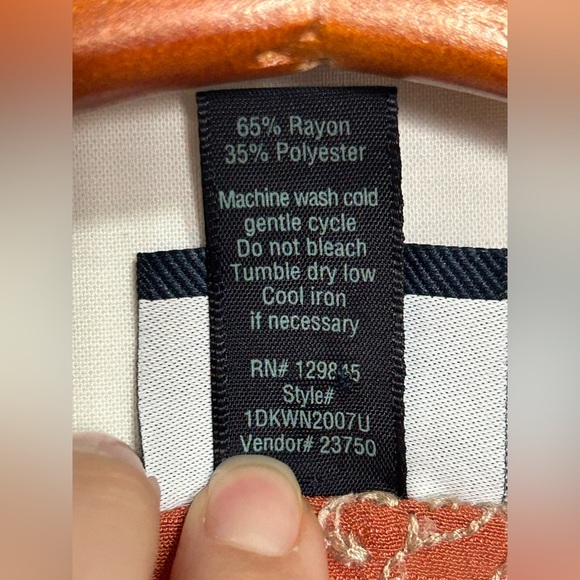 Daytrip - Rust/Terracotta Boho Geometric Blouse - Picture 10 of 12